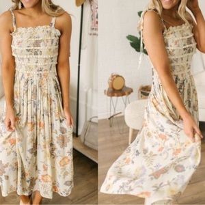 Free People Ilsa  midi dress